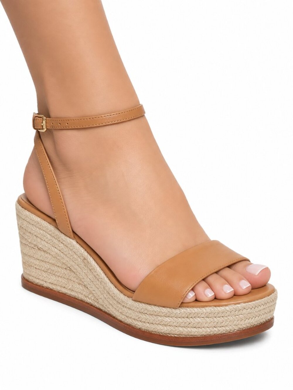 Lauren Ralph Lauren Leona Espadrille Platform Wedge Sandal US Size 9.5